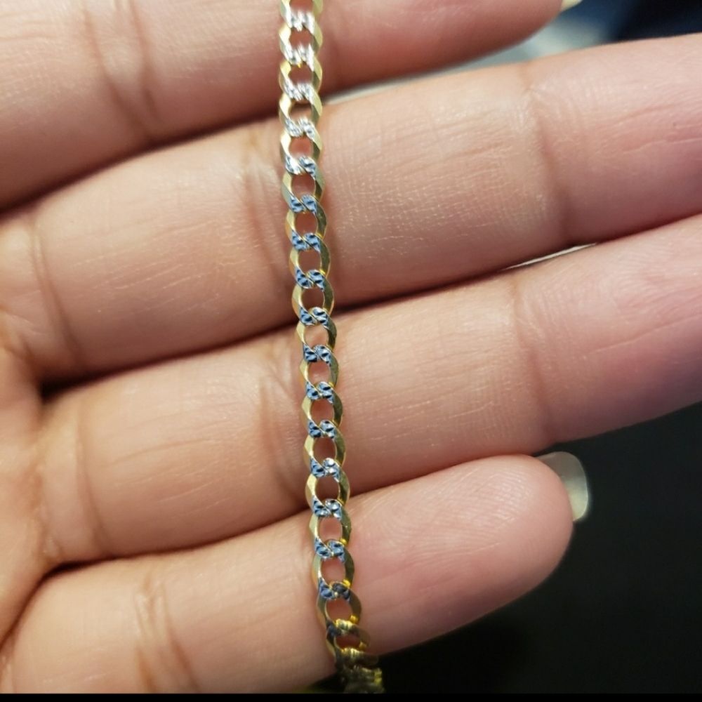 14k gold bracelet thin